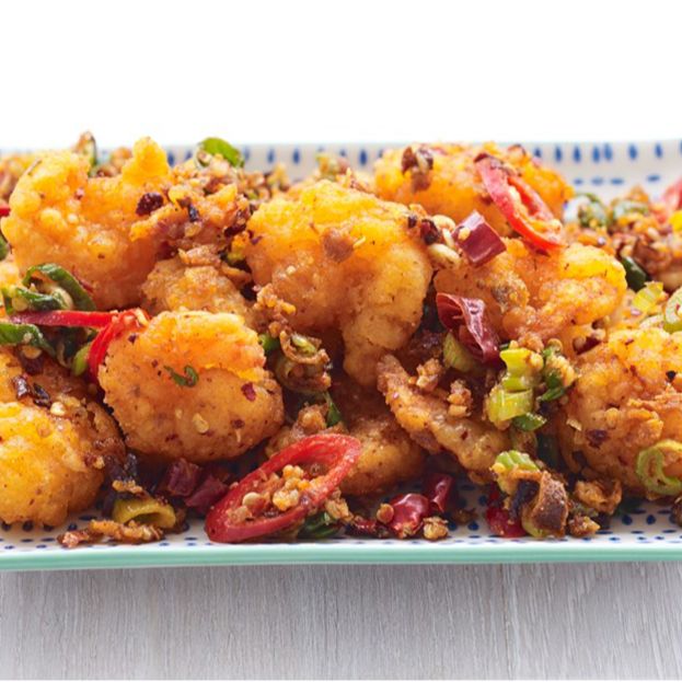 香辣虾仁 Spicy King Prawns  ⭐🌶️🌶️