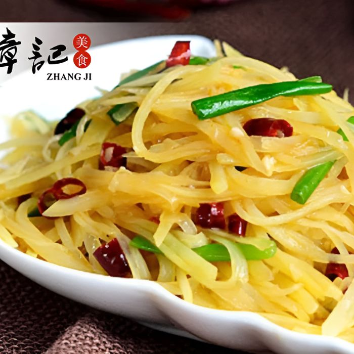 辣炒土豆丝 Stir Fries Shredded Potato With Dry Chili  (V)(VG) 🌶️