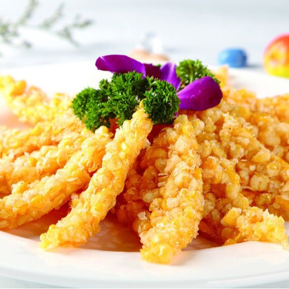 黄金玉米烙  Golden Sweetcorn Pancakes (V)(VG)⭐