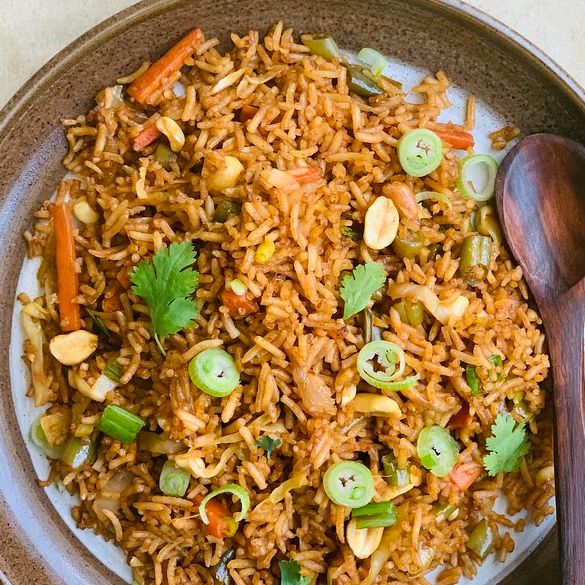 Vegetarian Fried Rice (Nasi Goreng)