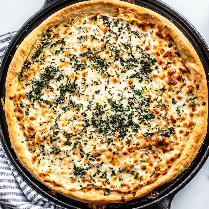 Herb And Cheese Pizza Bread