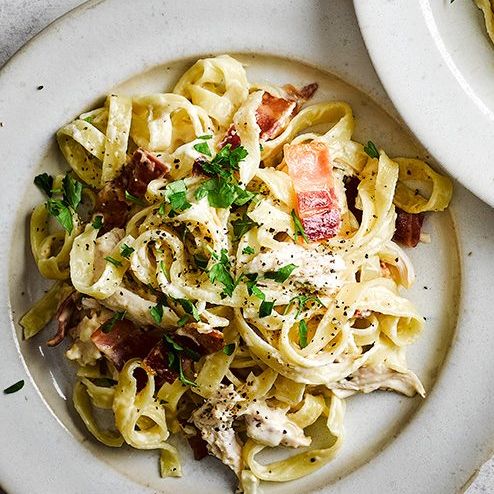 Chicken & Bacon Fettuccini