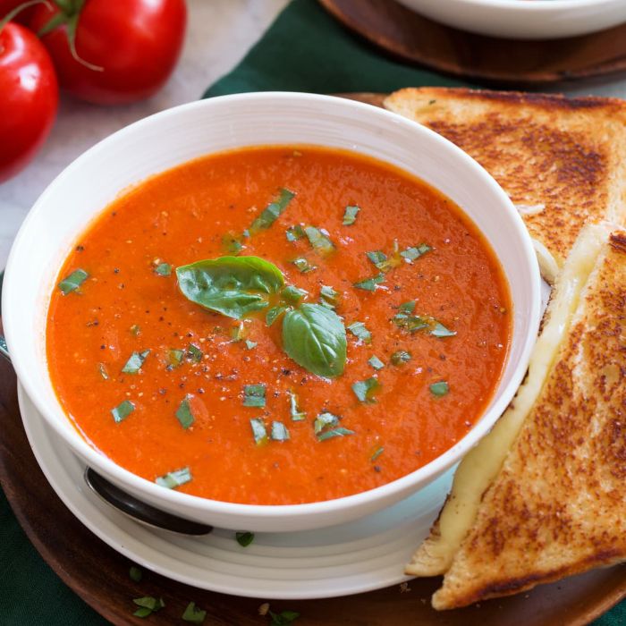 Roasted Tomato & Basil Soup