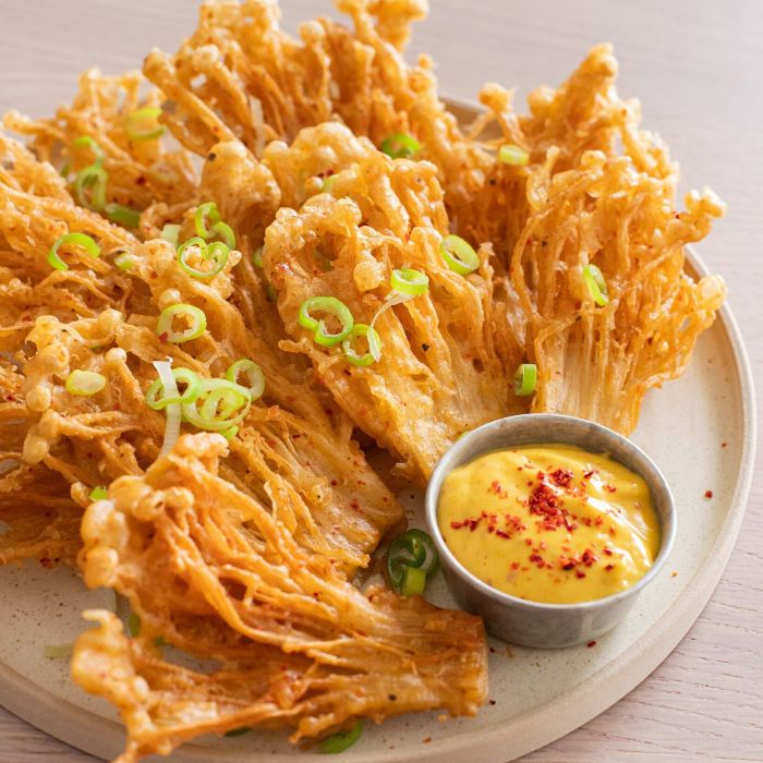 Crunchy Enoki Mushroom