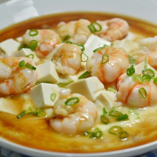 Tofu With Prawn 鲜虾豆腐