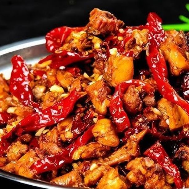 Dry Fried Spicy Bone Chicken With Sesame 歌乐山辣子鸡