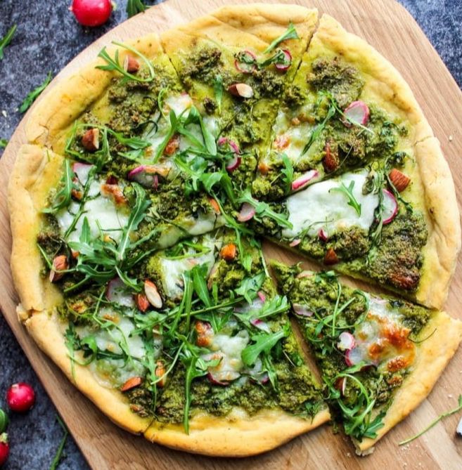 Super Green Pizza (V)