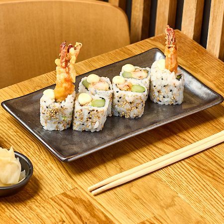 Prawn Tempura & Asparagus