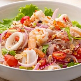 Glass Noodle Salad with Seafood