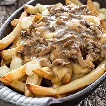 Mushroom Loaded Fries (Veg)