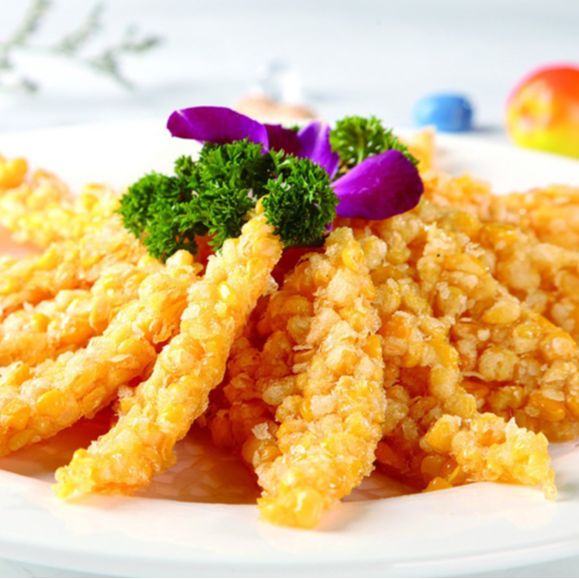 黄金玉米烙 Golden Sweetcorn Pancakes  (V)(VG) ⭐