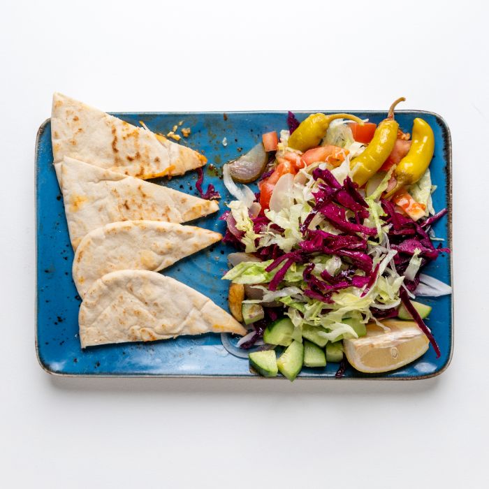 Salad With Pitta Bread