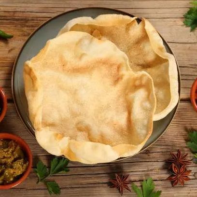 Papadums With Mango Chutney