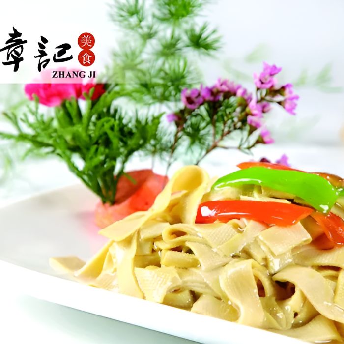  尖椒干豆腐 Stir Fried Tofu Sheets With Chilli Pepper (V)(VG)
