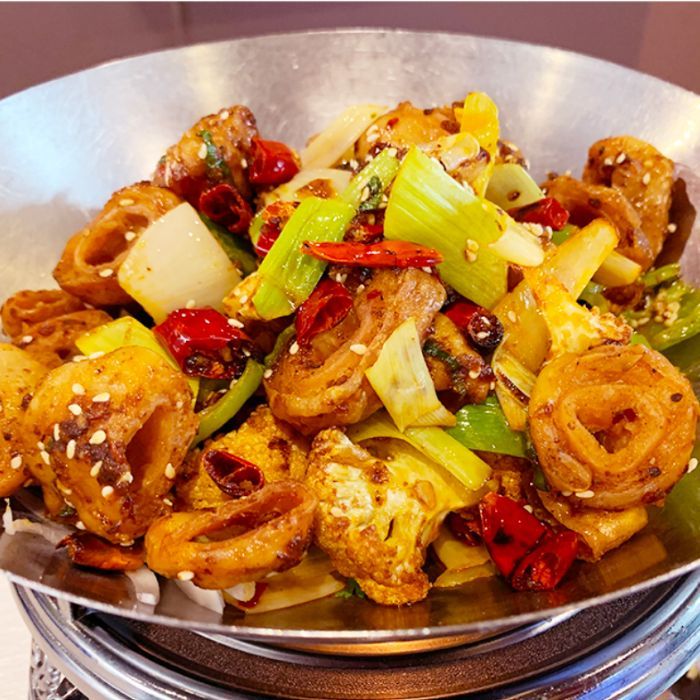 干锅肥肠 Pork Intestines Dry Pot With Chili  ⭐🌶️