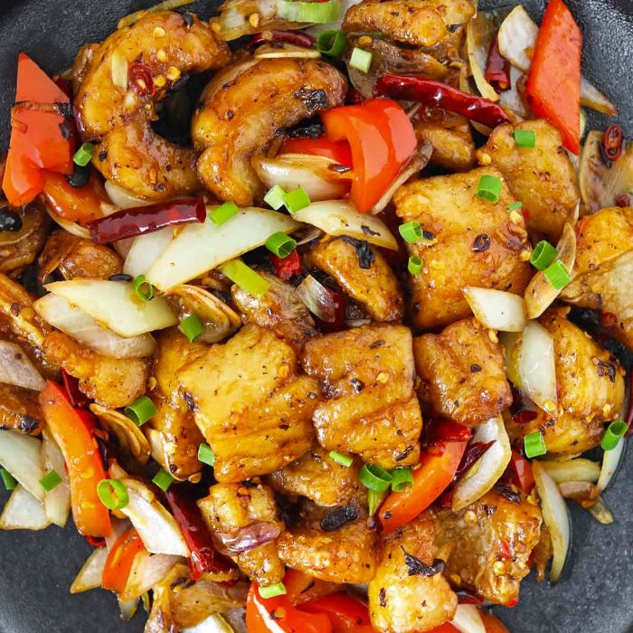 Spicy Fried Seafood (With Fish)