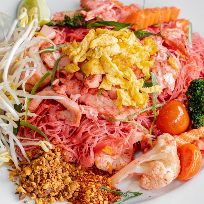 Stir Fry Pink Noodle