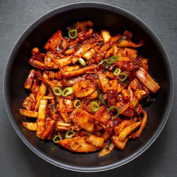 Spicy Fried Seafood (With Squid)