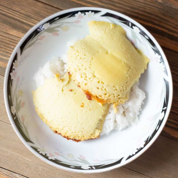 Sweet Sticky Rice With Thai Custard 