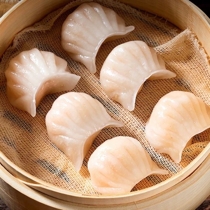 Steamed Prawn Dumpling (6 Pieces) 蒸虾饺
