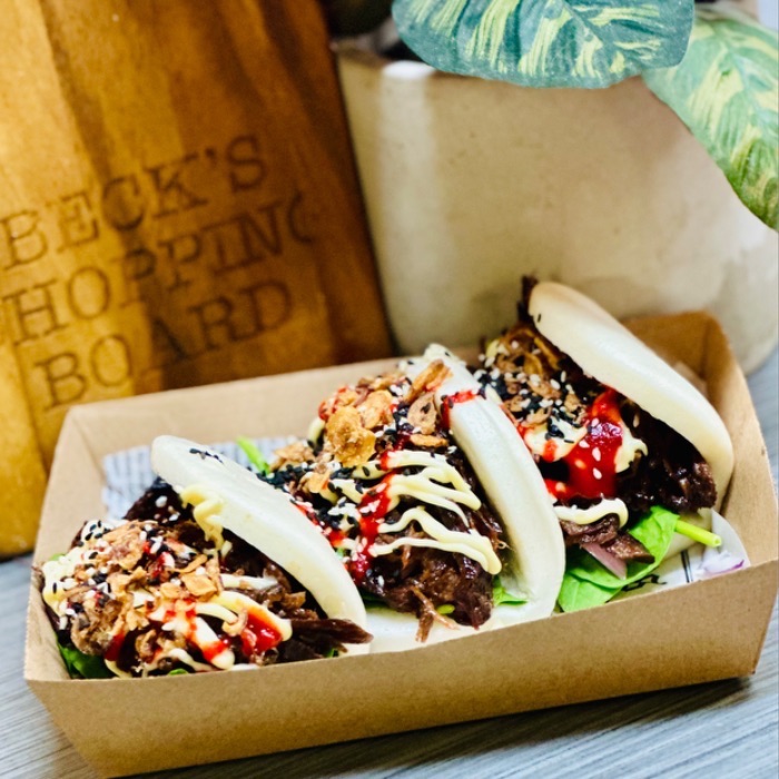 Pulled Pork Bao Buns (Available from 11.00am)