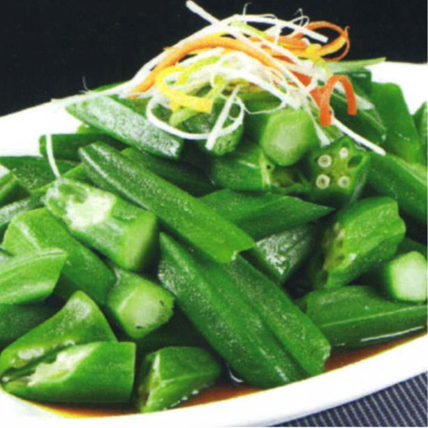 豉汁秋葵  Okra In Soy Sauce (V)(VG)