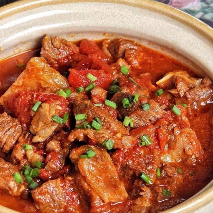 Braised Beef Flank With Tomato 番茄牛腩