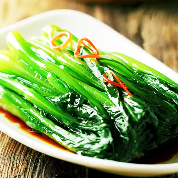 白灼菜心 Boiled Choy Sum With Soy Sauce  (V)(VG)