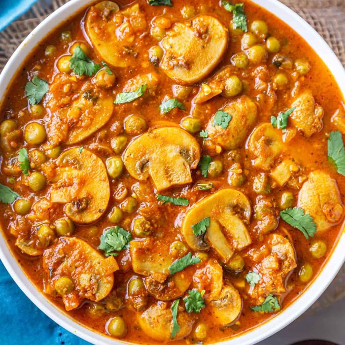 Mushroom Mattar
