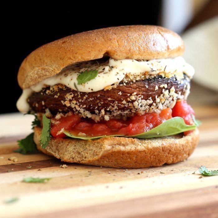 Mushroom Burger (Veg)