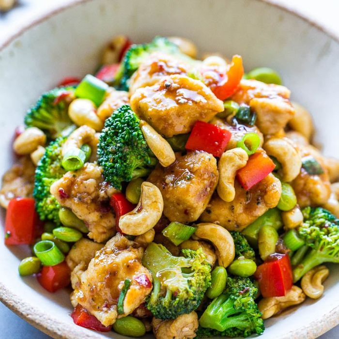 Cashew Nut Chicken Vegetables 