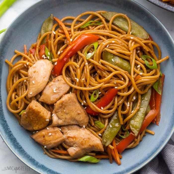 Chicken Teriyaki Soft Egg Noodles