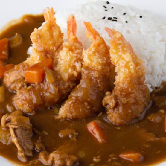 Prawn Katsu Janpanese Curry 日式虾排