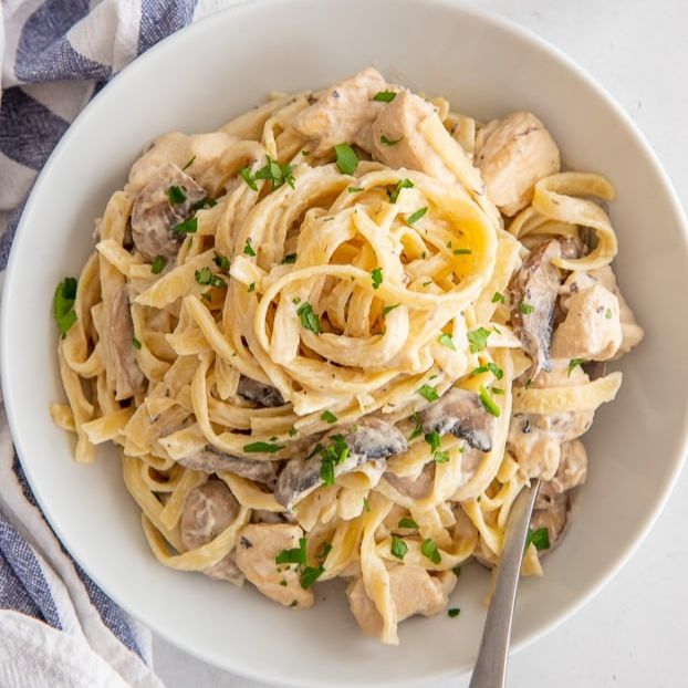Chicken & Mushroom Fettuccine