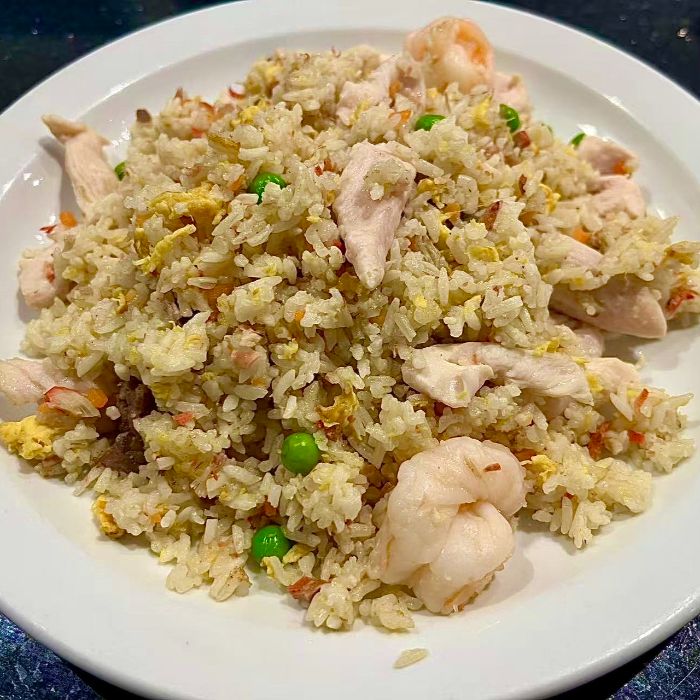 Mix Meat & Prawn Fried Rice  杂烩炒饭