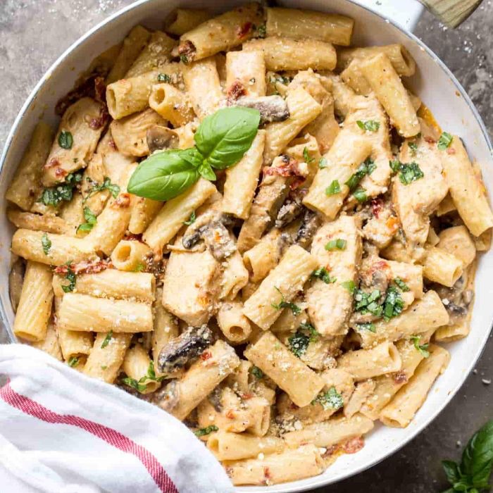 Chicken & Mushroom Pasta