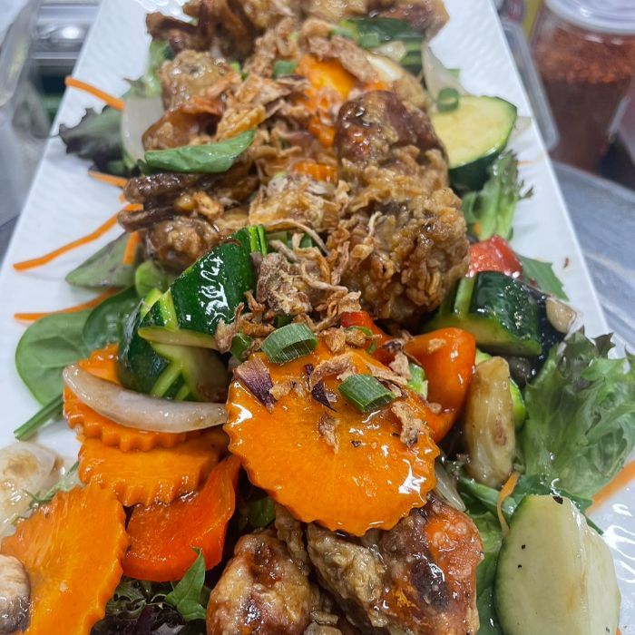 Black Pepper Soft Shell Crab ปูนิ่มผัดพริกไทยดำ 
