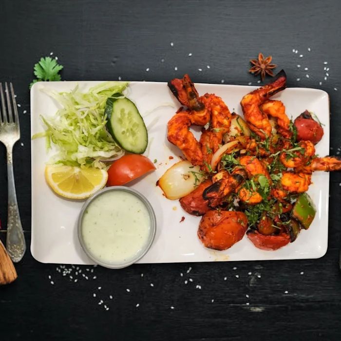 Tandoori King Prawn Shashlick