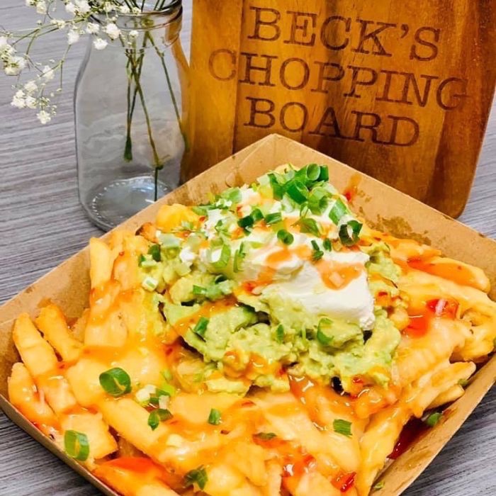 Smashed Avo Loaded Fries (Veg)