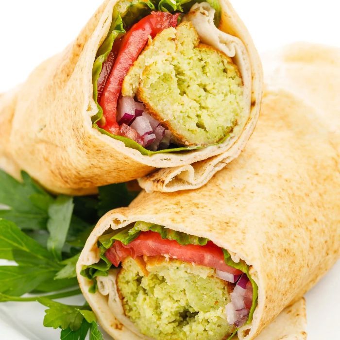 Falafel wrap combo