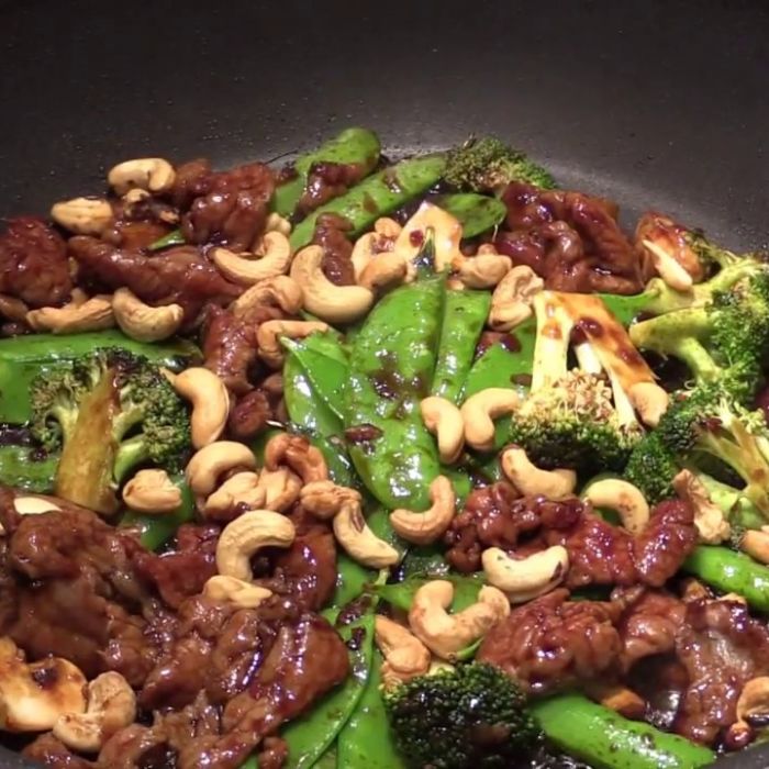Cashew Nut Beef Vegetables