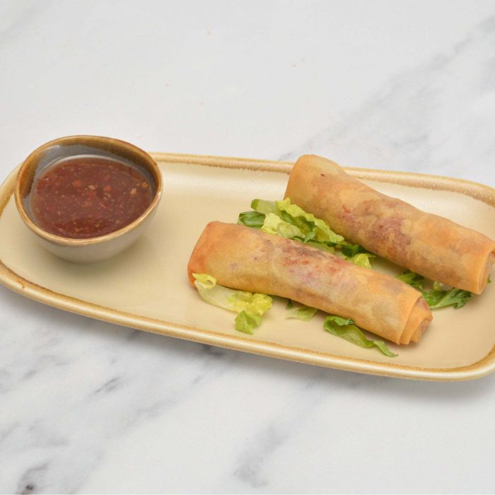 Salt Beef Spring Rolls