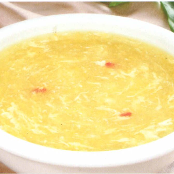 粟米鸡汤 Chicken Sweetcorn Egg Soup 