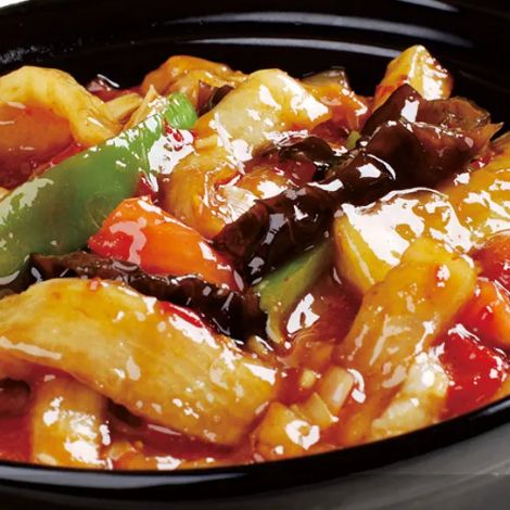 Sea Spicy Aubergine In Sichuan Style (V)  鱼香茄子
