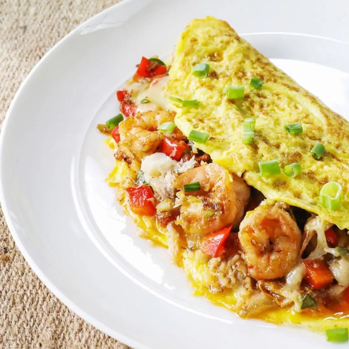 Prawn Omelette 