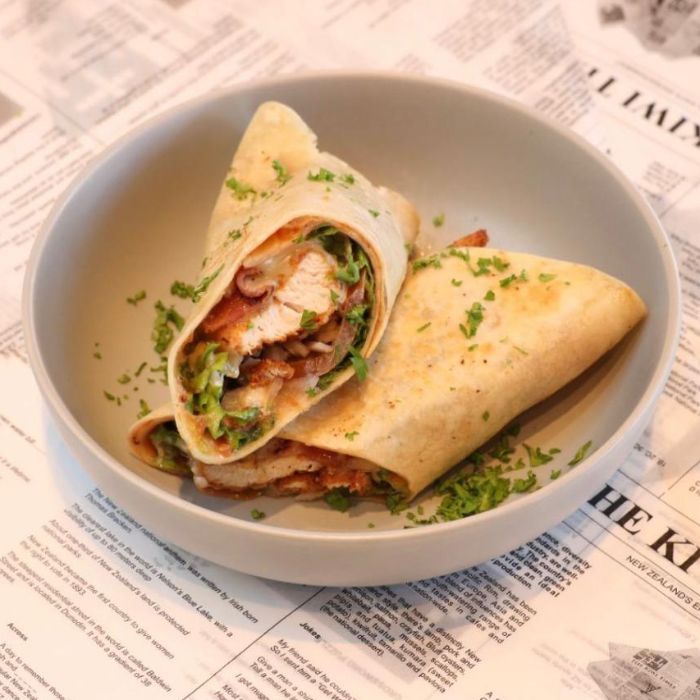 Crispy Chicken and Bacon Wrap