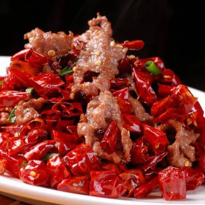 Dry Fried Spicy Beef With Sesame 关公牛肉