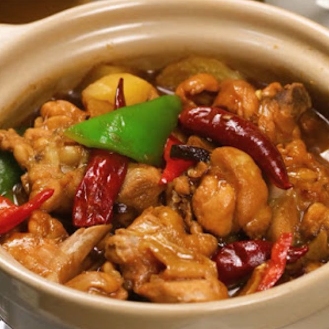 Braised Chicken Hotpot 黄焖鸡公煲
