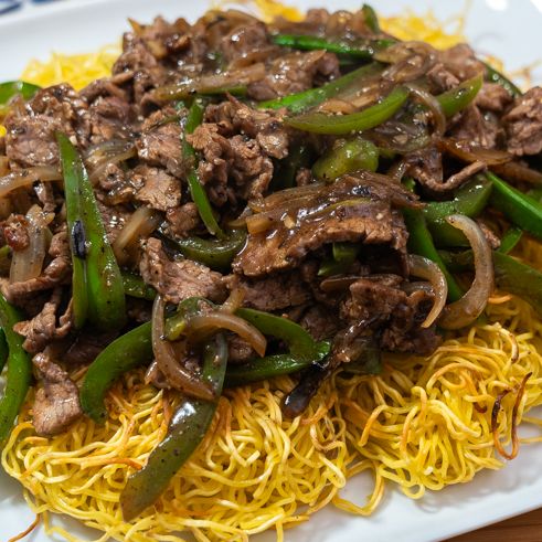 Beef Crispy Noodles