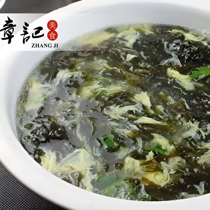 紫菜蛋花汤 Vegetarian Seaweed Egg Soup With Cucumber  (VG)